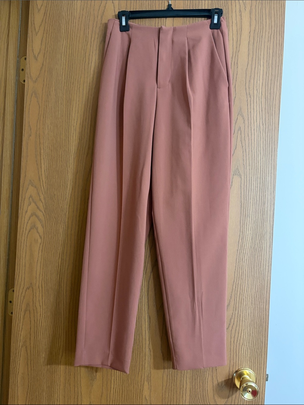 a new day, women’s Pleated Dress Pants/Trousers Brown